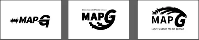 Estudo de cor da identidade visual MAPG