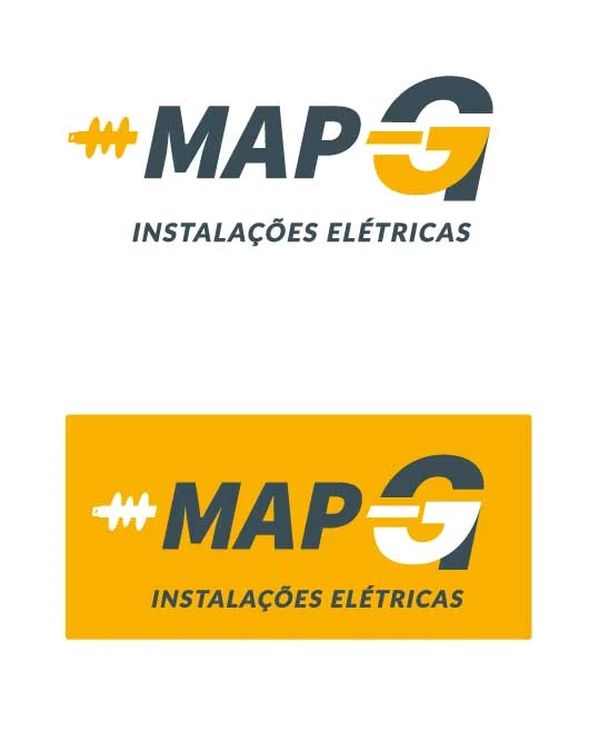 Resultado final da identidade visual MAPG